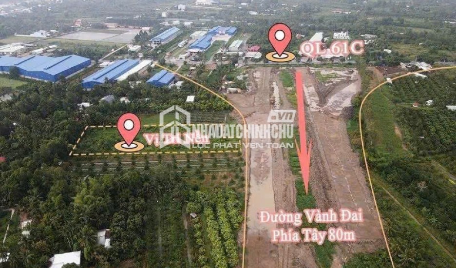Chính chủ bán MẶT TIỀN 7123.4 m2 ĐƯỜNG VÀNH ĐAI PHÍA TÂY ĐANG THI CÔNG - 28 TỶ